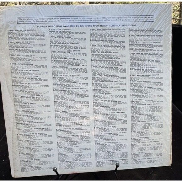 Jimmy Blades & Charles Smart Christmas Chimes Vinyl LP 1950’s Richmond Mint! -R1 - Picture 5 of 10